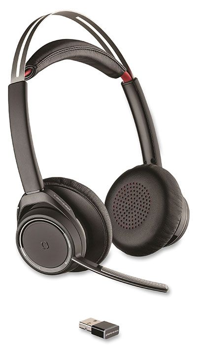 Auriculares binaurales Bluetooth Poly B825-M Voyager Focus UC sin soporte