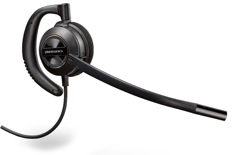 Poly / Plantronics EncorePro 540 Digital Convertible Noise-Cancelling Headset 6 Pin Connector