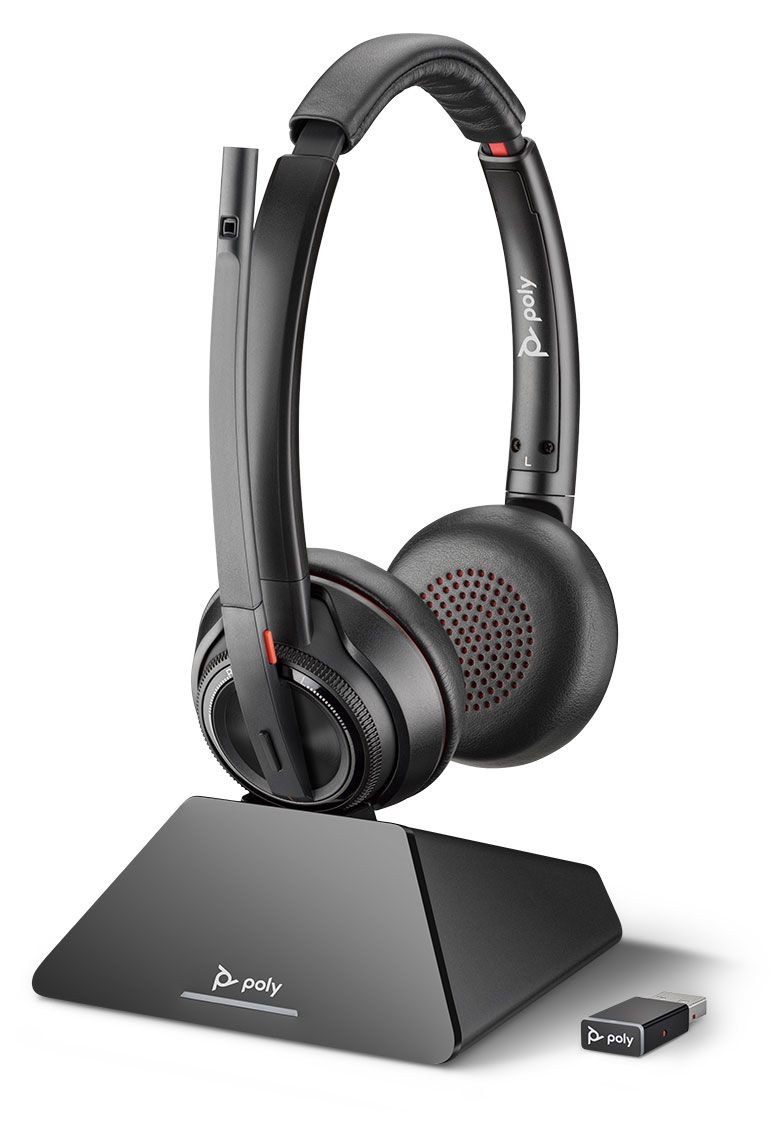Poly Savi 8220 UC USB-A Duo Wireless Headset MPN 77T33AA#ABA