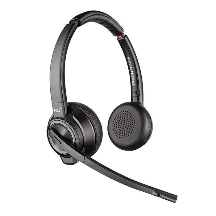 Auriculares inalámbricos Poly Savi 8220 UC USB-A Duo, certificados para Microsoft