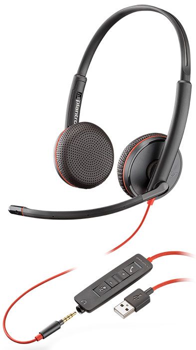 Auriculares binaurales Poly/Plantronics Blackwire 3225 USB-A