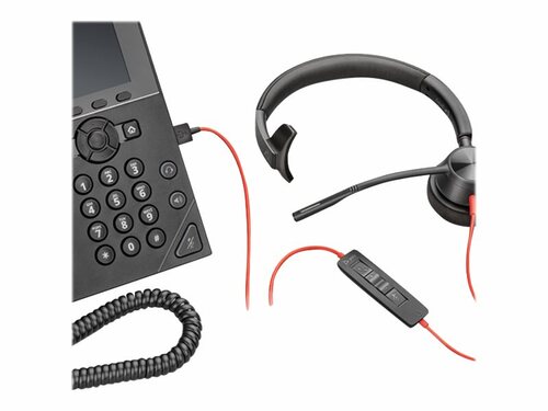 Auriculares mono USB-C Poly Blackwire 3310