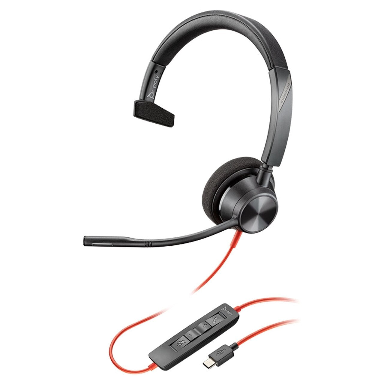 Auriculares mono USB-C Poly Blackwire 3310