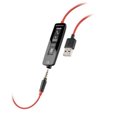Auriculares Poly Blackwire 3325-M USB-A y 3,5 mm Duo