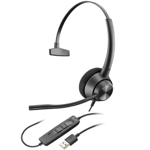 Auriculares USB-A mono EncorePro 310 de Poly/Plantronics