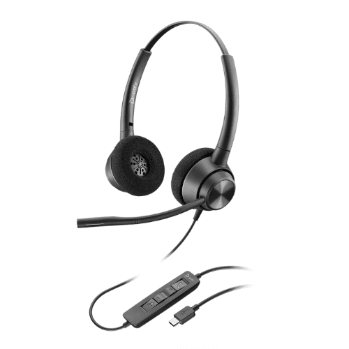 Auriculares USB-C Poly/Plantronics EncorePro 320 Duo