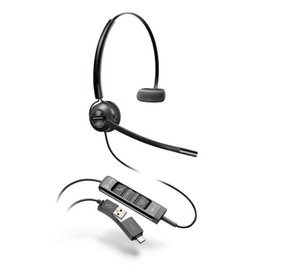 Poly EncorePro EP545 Convertible USB-A y USB-C