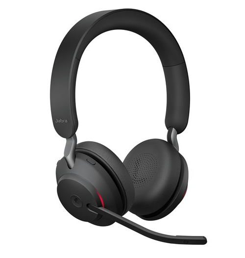 Jabra Evolve2 65 Wireless Headset Link 380C UC Stereo Black - MPN: 265 Jabra Evolve2 65 Wireless Headset Link 380C UC Stereo Black - MPN: 265