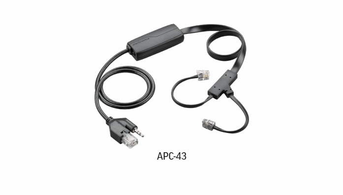 Cable conmutador de gancho electrónico Poly/Plantronics APC-43
