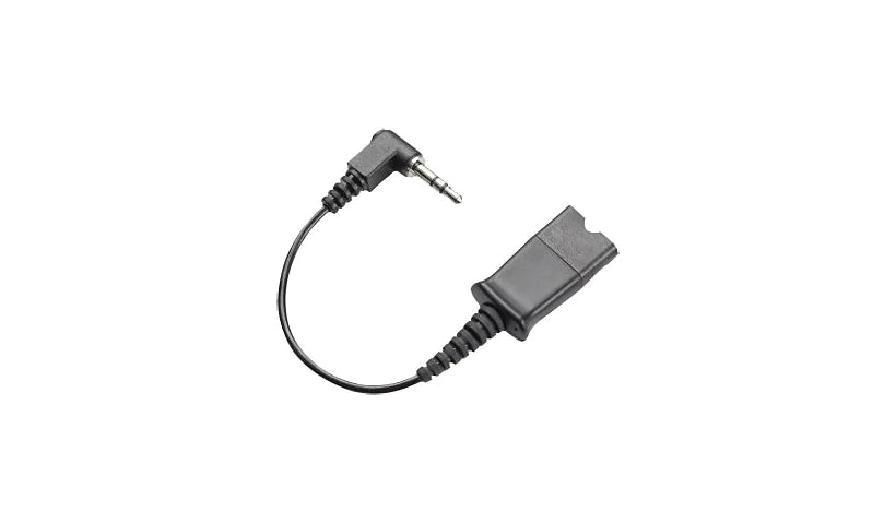 Cable Poly/Plantronics QD a conector inferior de 3,5 mm - Para teléfonos IP Alcatel