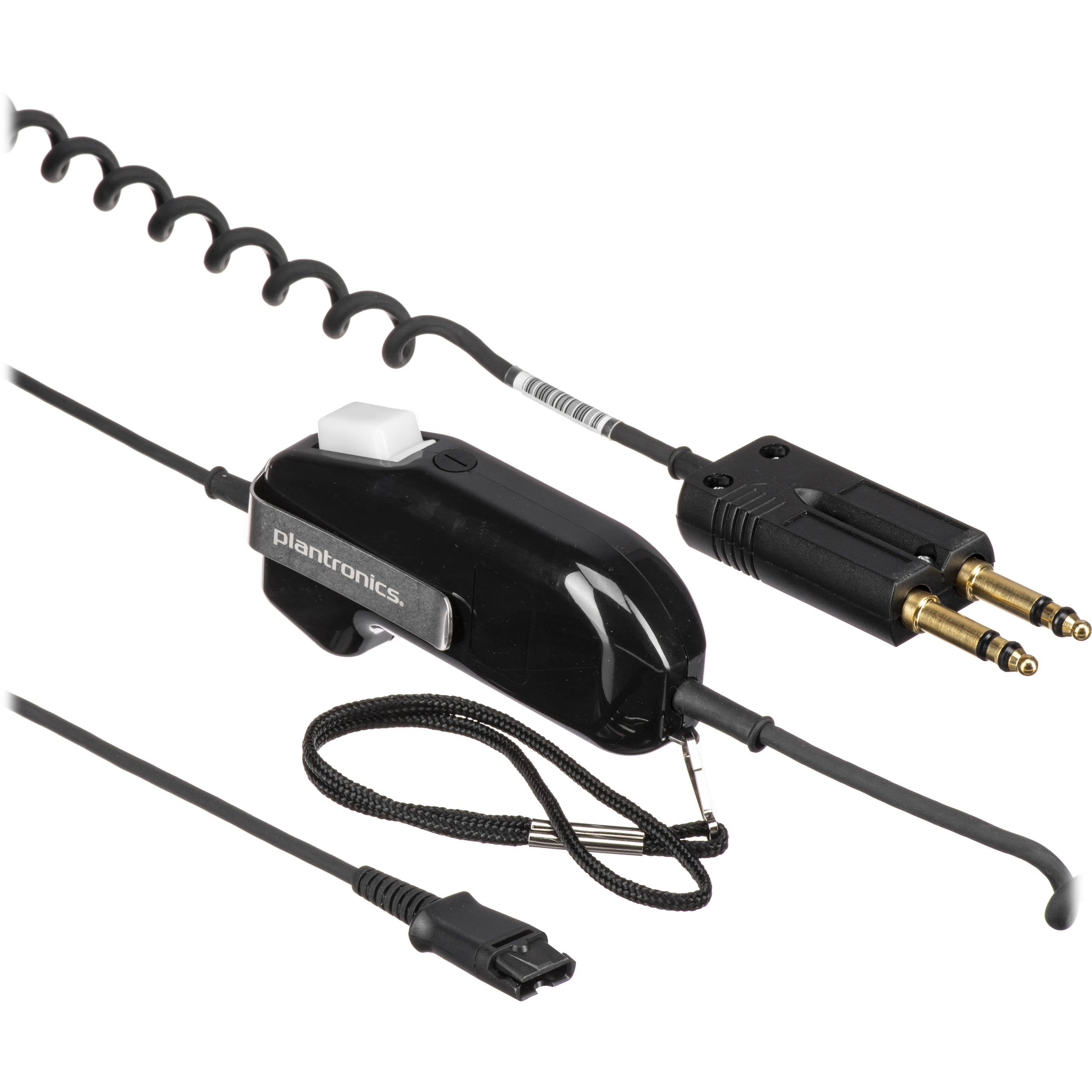 Poly/Plantronics Shs1890-10, Pulsar para hablar con amplificador de tipo carbono