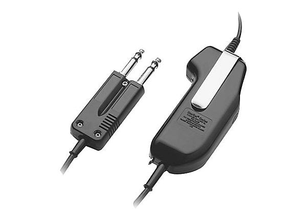 Poly/Plantronics Shs1890-25, Pulsar para hablar, con amplificador de tipo carbono