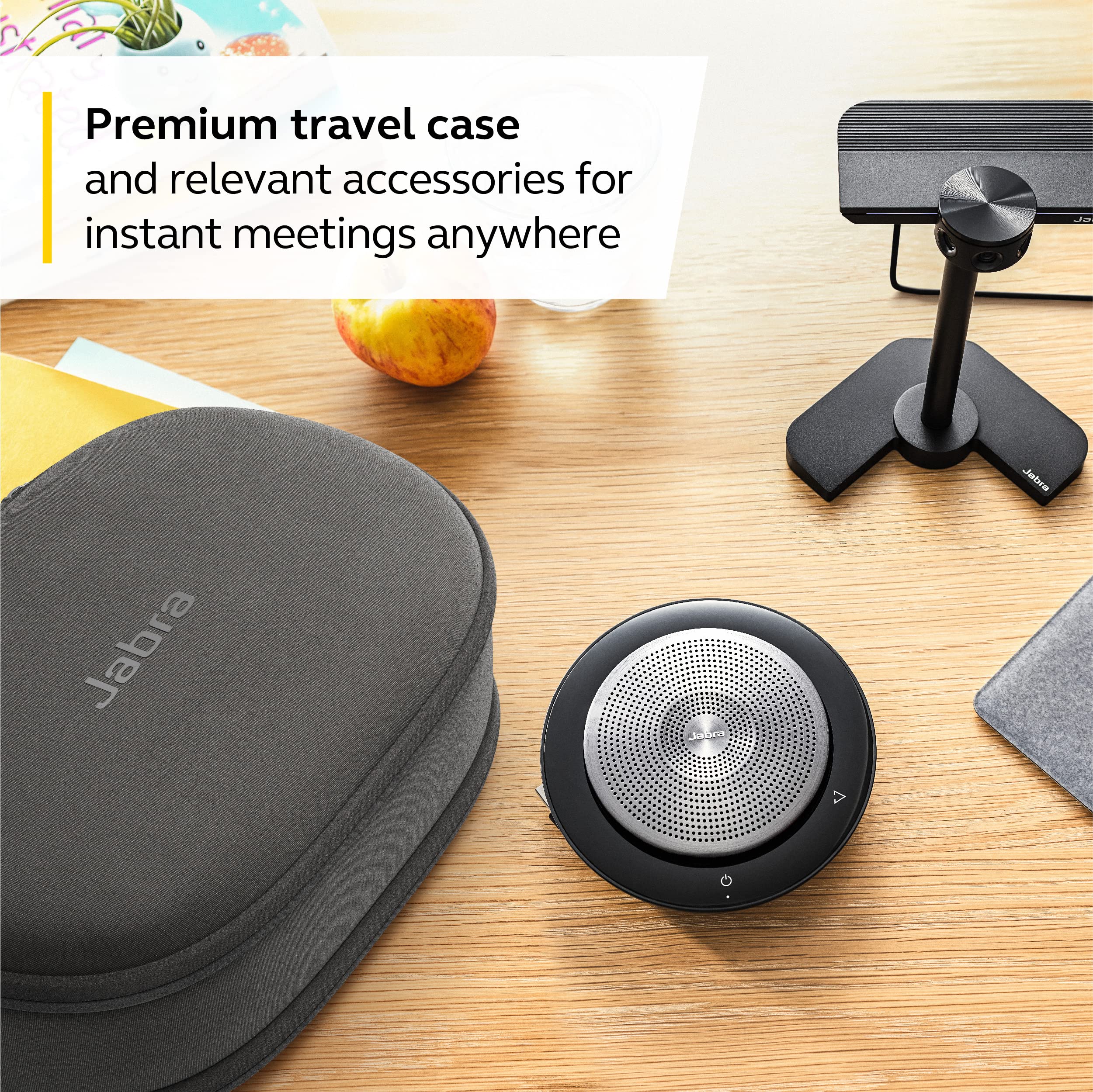 Jabra PanaCast Meet Anywhere+ (PanaCast + Speak 750MS + Soporte de mesa + Cable de 1,8 m + Estuche)