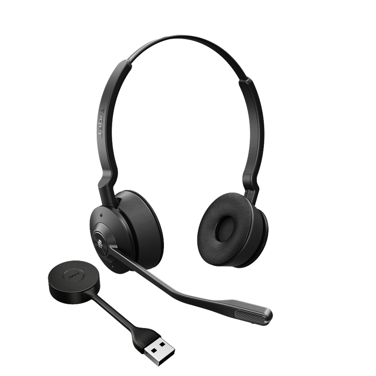 Jabra Engage 55 USB-A UC Stereo Wireless On Ear Computer Headset with Charging Stand - MPN: 9559-415-125