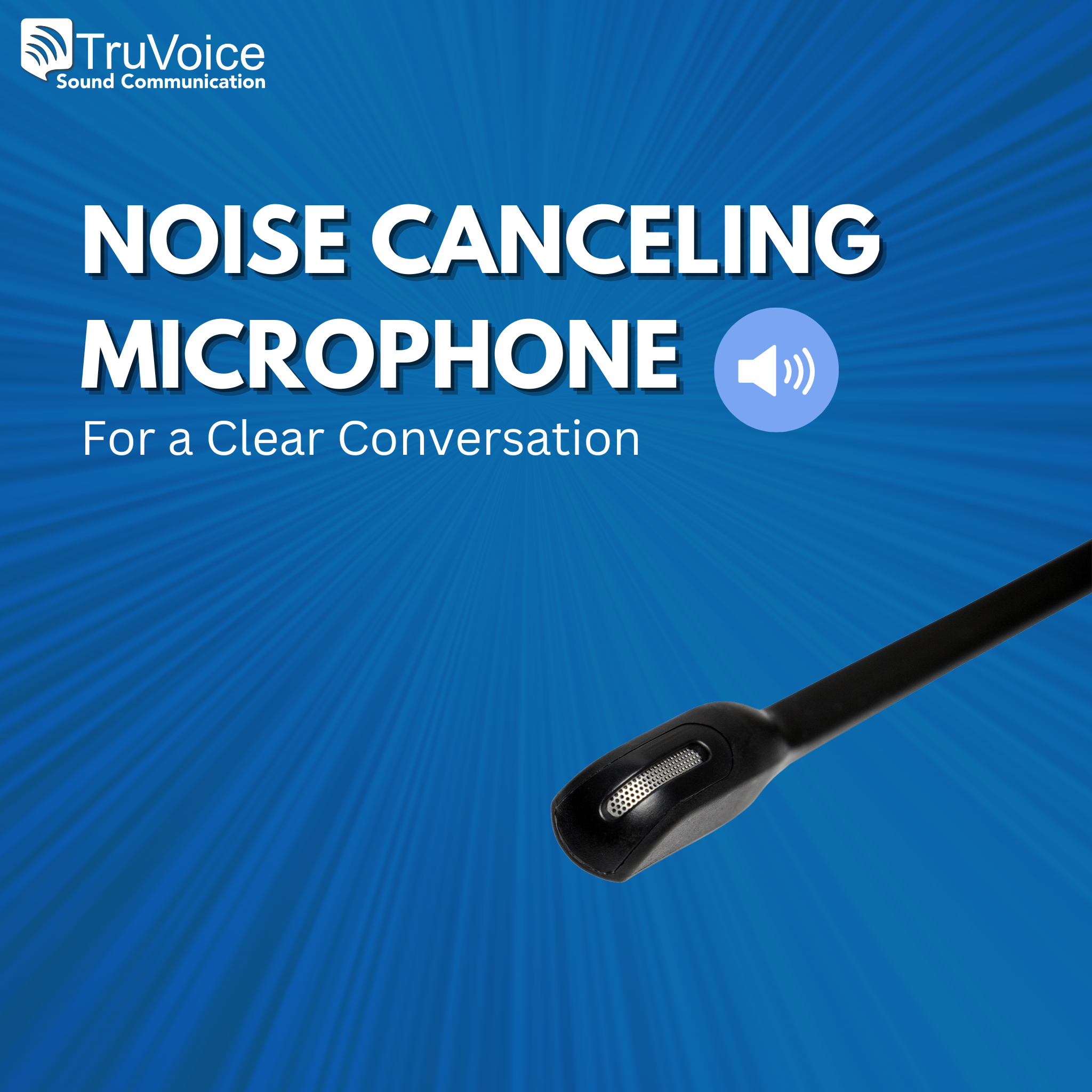 Auriculares TruVoice HD-100 con cancelación de ruido para una sola oreja, con cable QD de 2,5 mm incluido