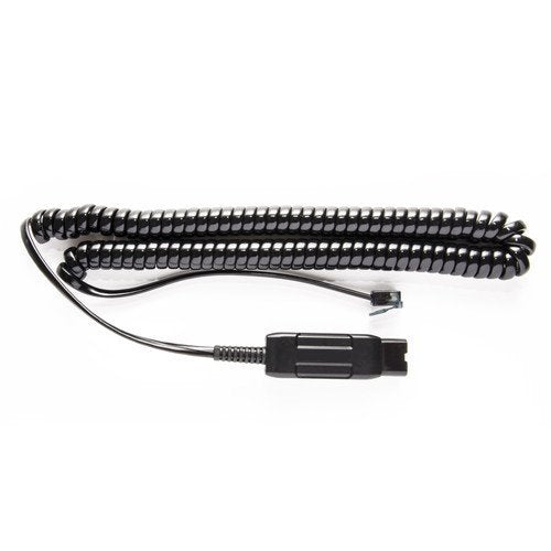 Auriculares de tubo de voz TruVoice HD-300 de un solo oído con cable QD para teléfonos IP de Avaya