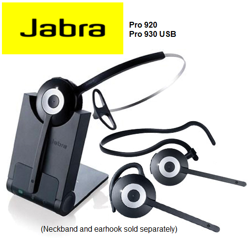 Jabra PRO 930 USB Mono UC Wireless Headset