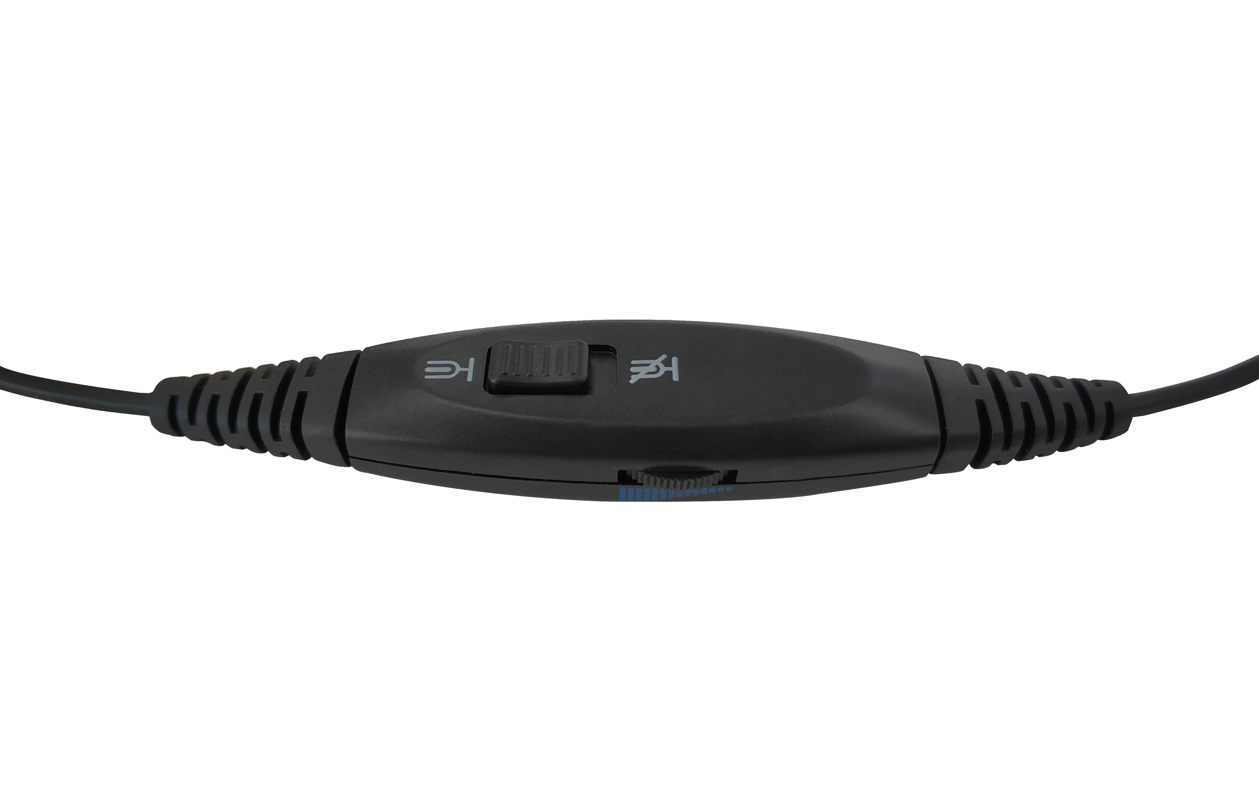 Cable de entrenamiento en Y compatible con Plantronics con interruptor basculante