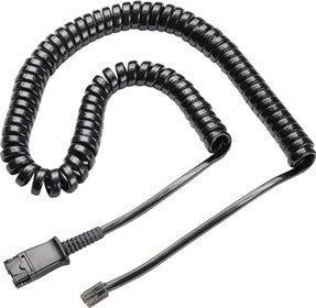 Auriculares de tubo de voz TruVoice HD-300 de un solo oído con cable QD para teléfonos Yealink