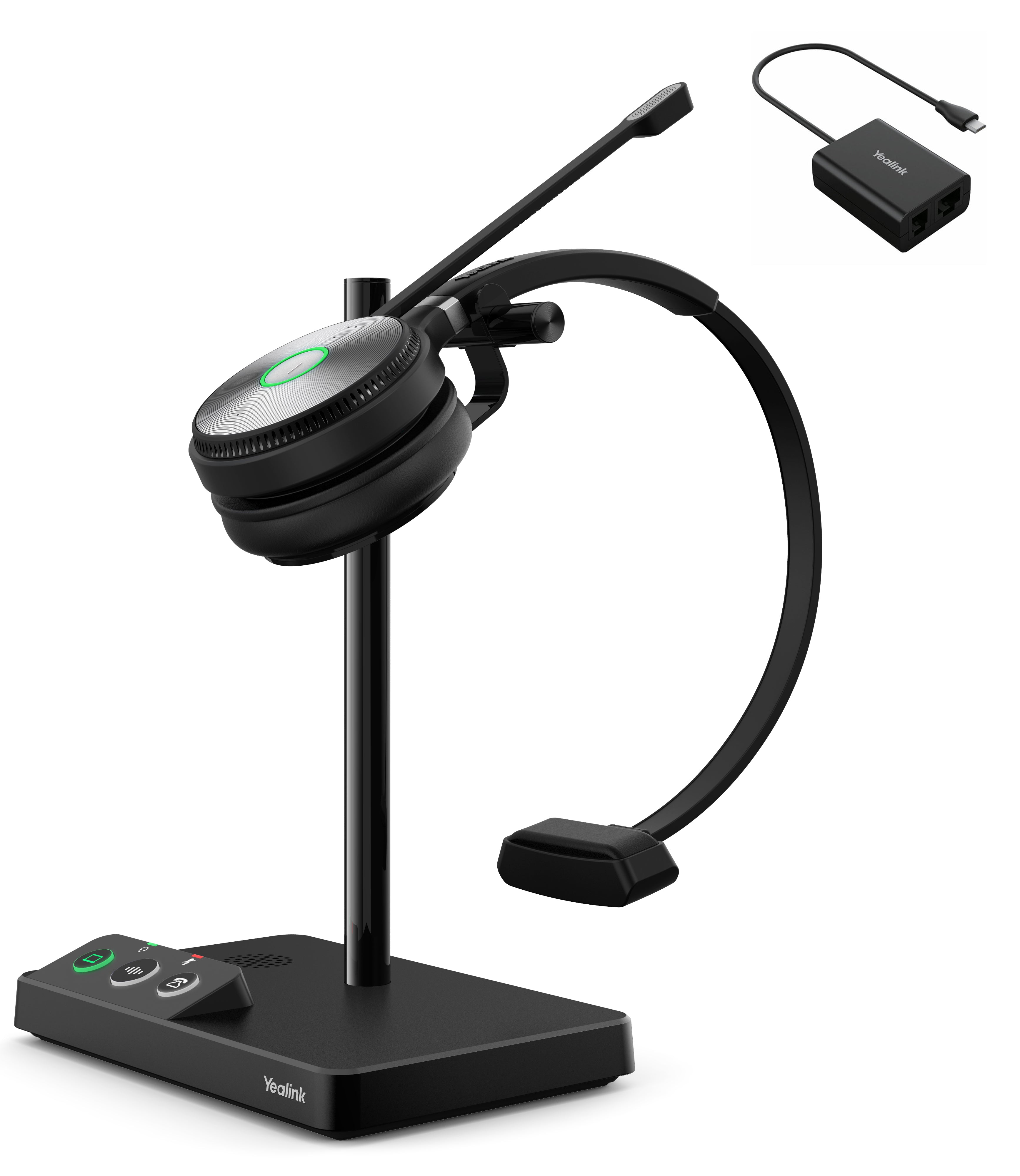 Auriculares mono Yealink WH62 con adaptador EHS60