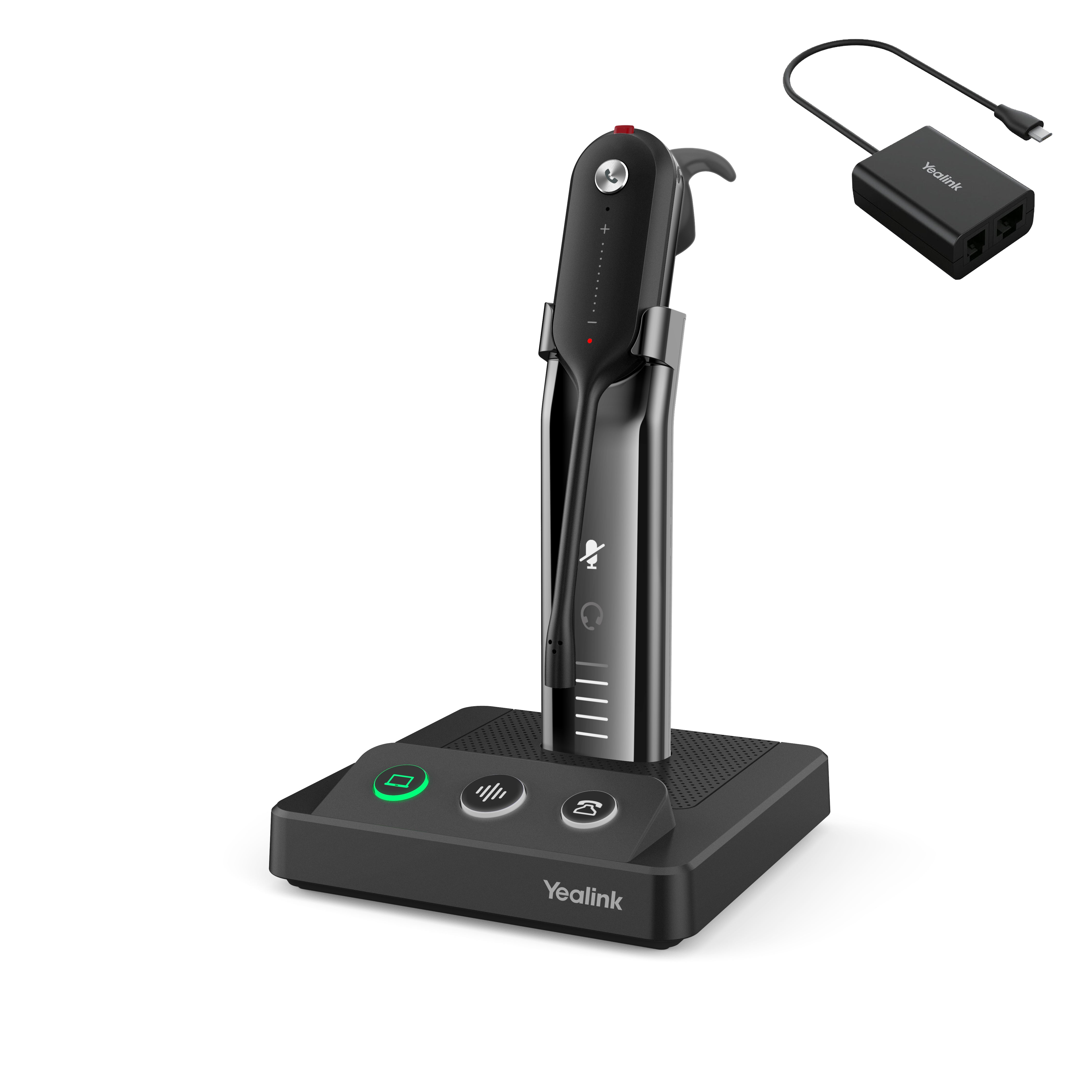 Auriculares convertibles Yealink WH63 y paquete EHS60