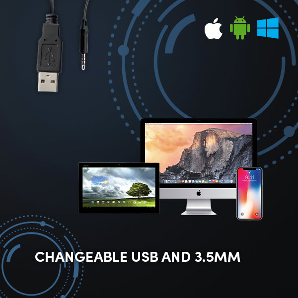 VoicePro 30 UC Single Ear USB / 3.5mm Headset with Call Control - MPN: T01646