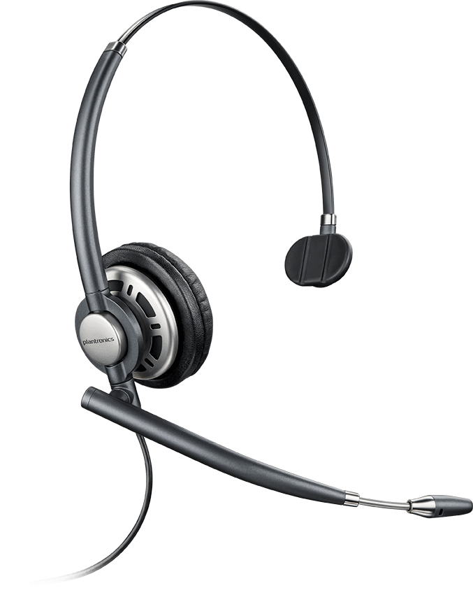 Auriculares monoaurales con cancelación de ruido Poly/Plantronics Encore Pro HW710