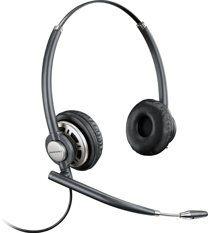 Auriculares binaurales con cancelación de ruido Poly/Plantronics Encore Pro HW720