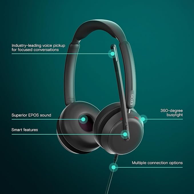 EPOS IMPACT 860 ANC Wired Headset - MPN: 1001174