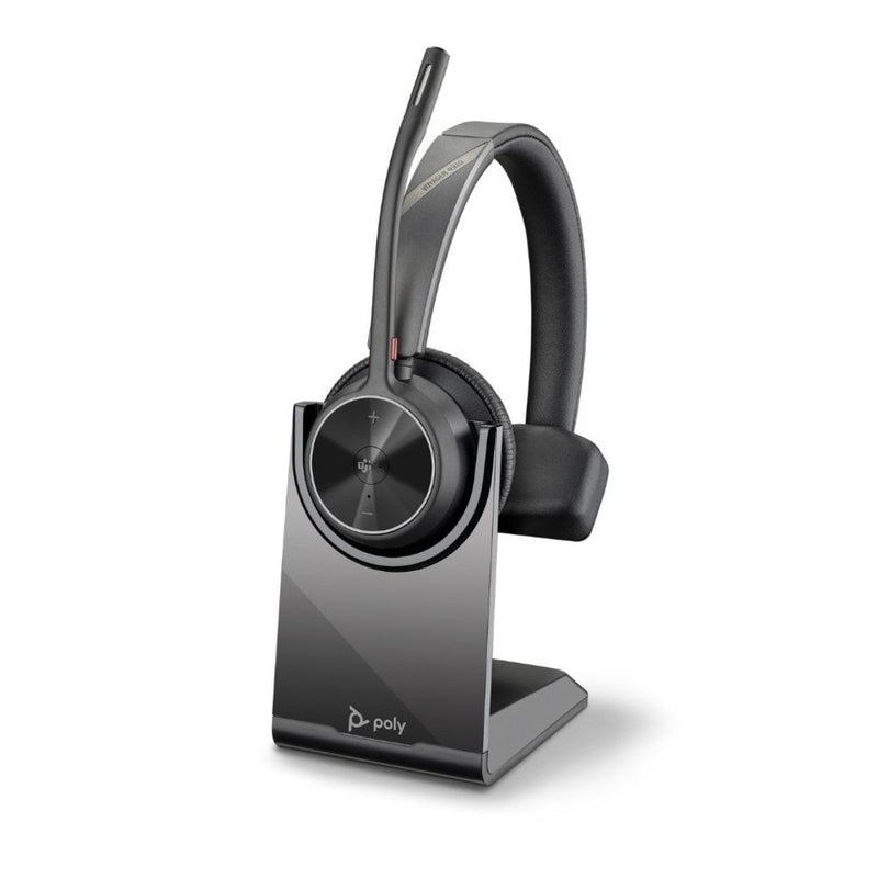 Poly Voyager 4310 Mono UC USB-A Teams Wireless Headset w/Stand
