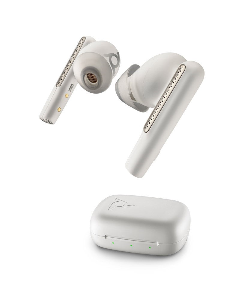 Poly Voyager Free 60 UC Wireless Teams Earbuds (USB-C, White)