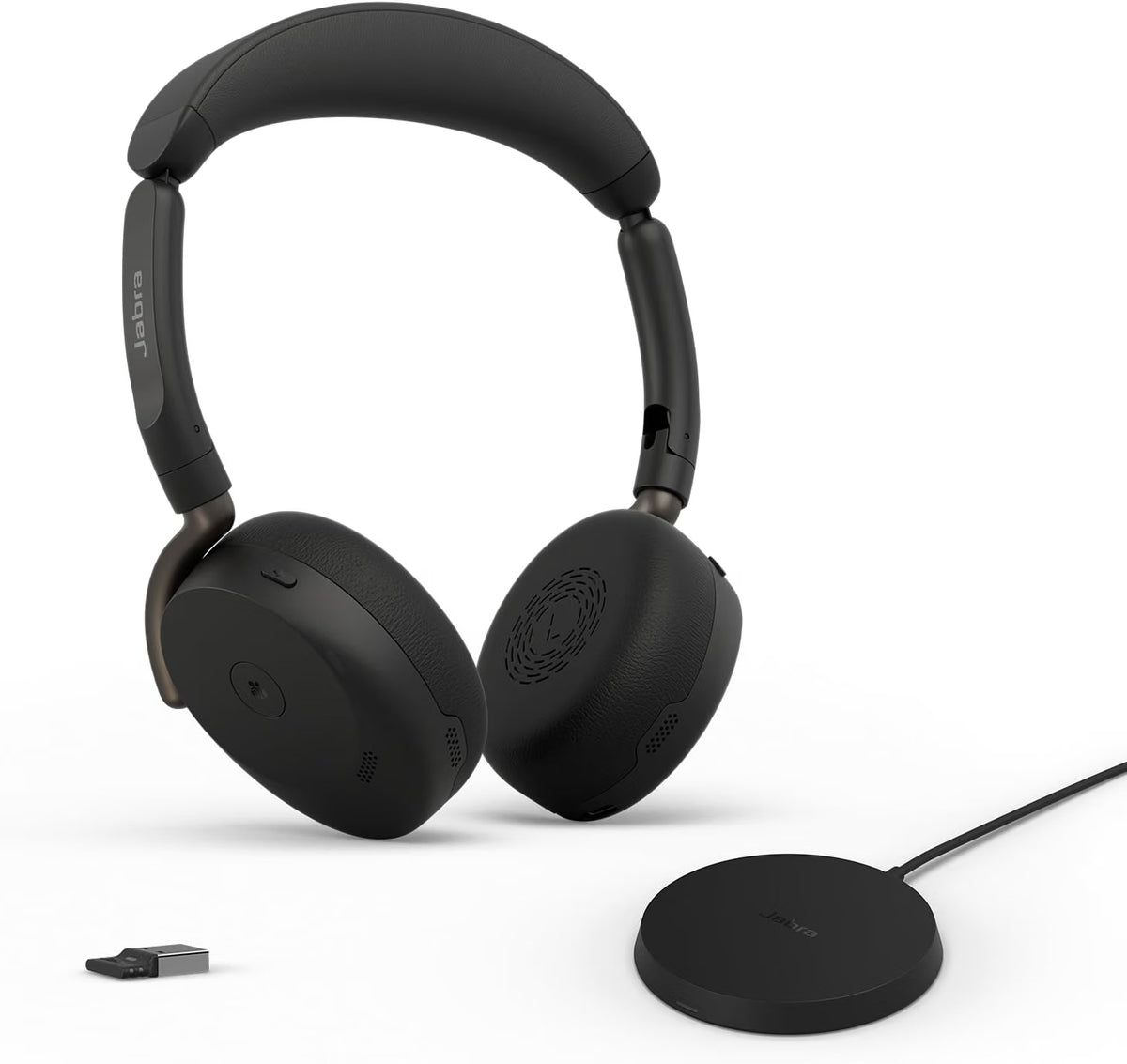 Jabra Evolve3 65 Stereo Flex MS Wireless Headset with Charge Stand (USB-A) - MPN: 36699-999-989
