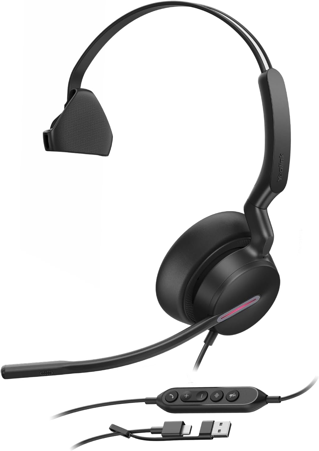 Yealink UH46 Mono USB-A/C Headset - MPN: 1308242