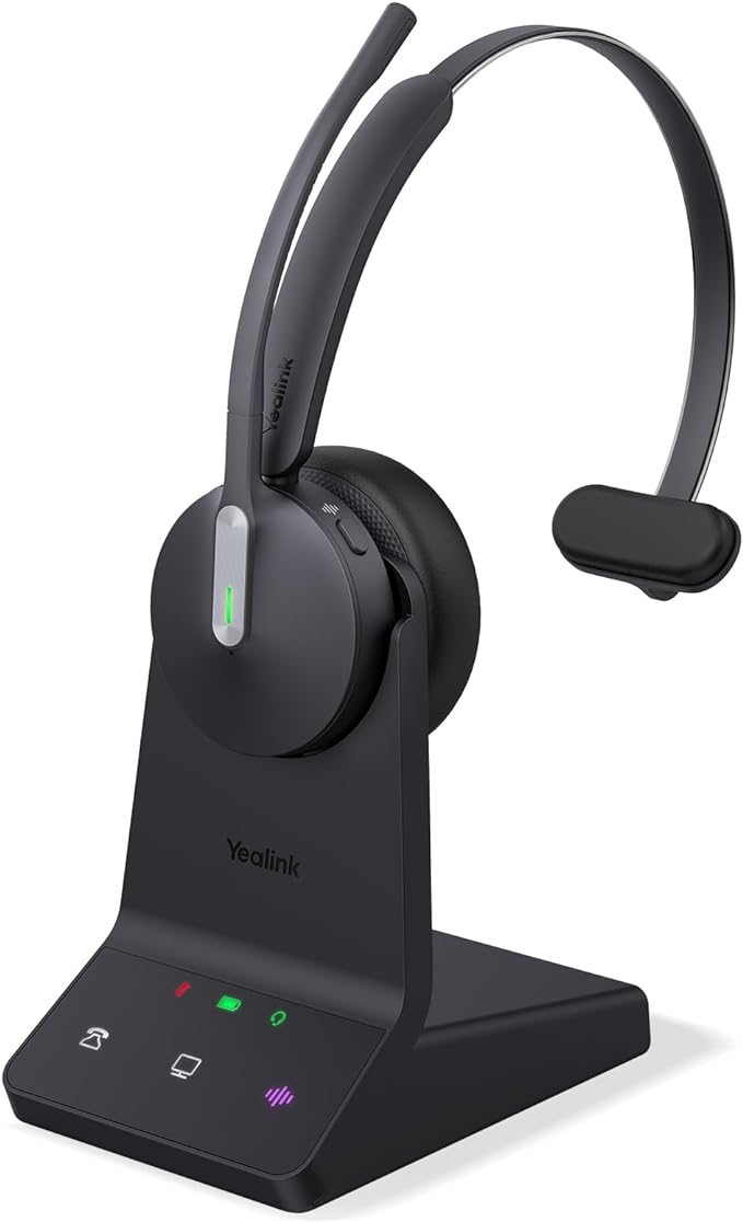 Yealink WH64 Mono DECT / Bluetooth Wireless Headset - Microsoft Teams Certified