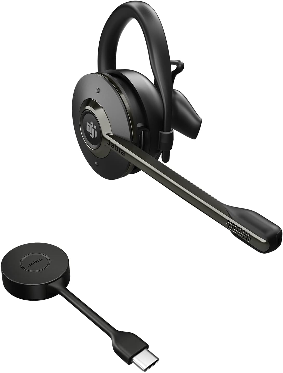 Jabra Engage 55 SE Convertible Wireless Headset USB-C With Charge Stan