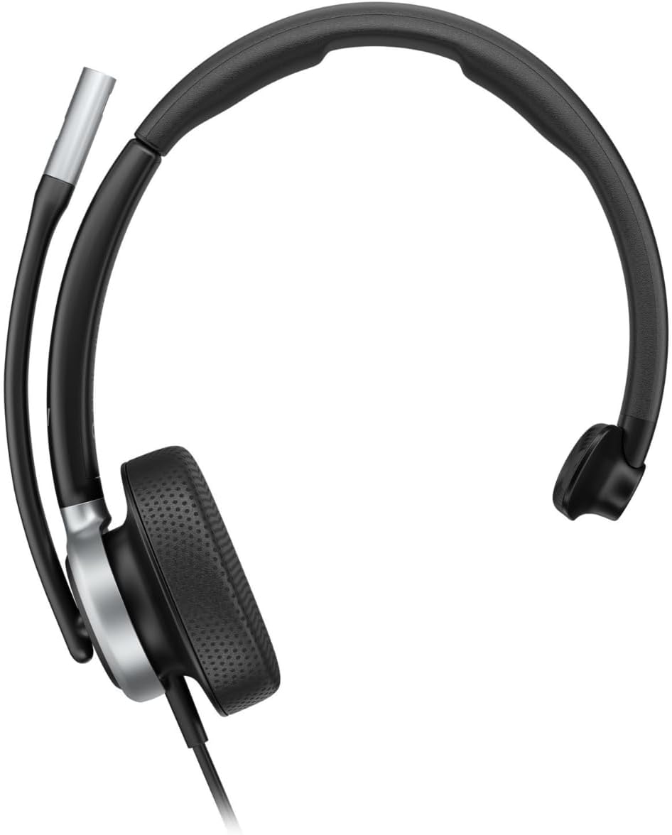 Poly Mission 615 Single Ear Teams Wired Headset - USB-A/C (C01C3AA#AC3)