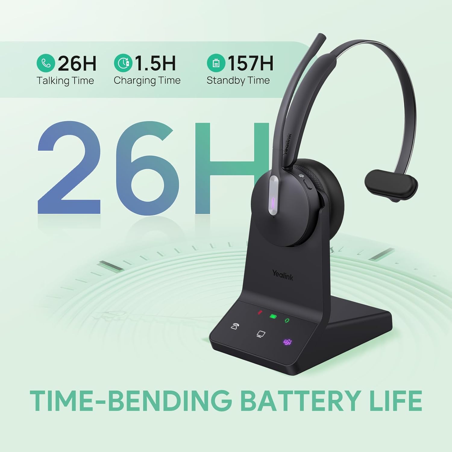 Yealink T88W Phone and WH64 Mono Dect Wireless Bundle