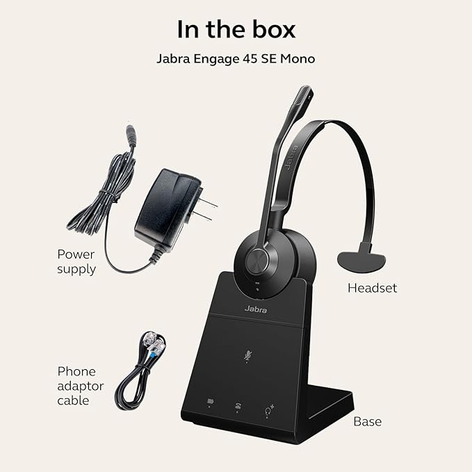 Jabra Engage 45 SE Mono Wireless DECT Headset