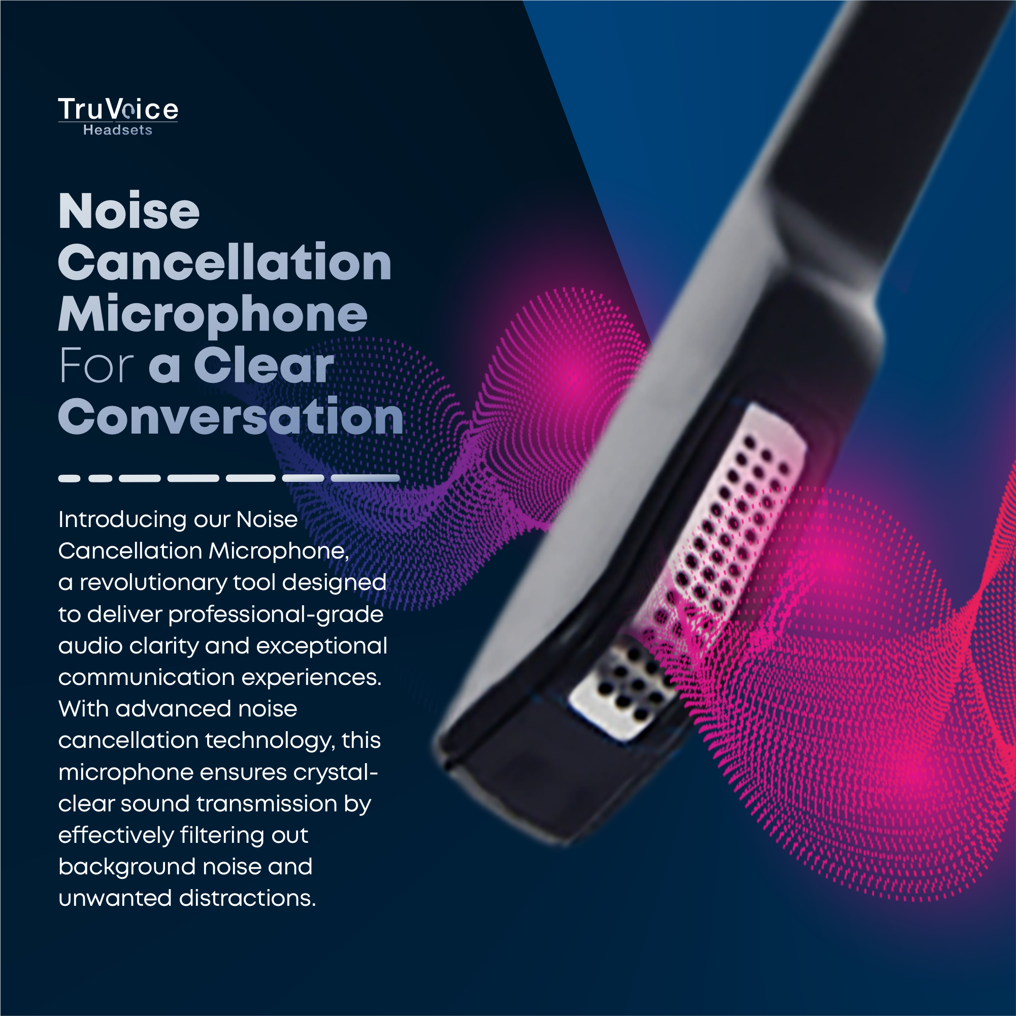 TruVoice HD-550 Double Ear Noise Canceling Headset Including USB Adapter Cable