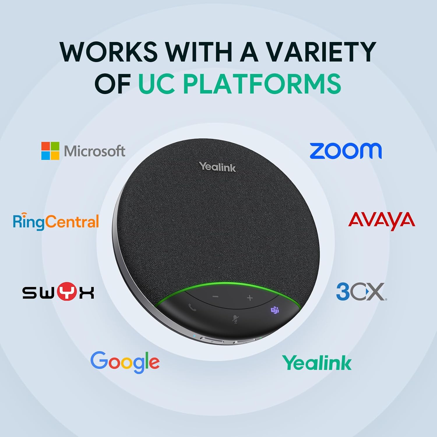 Yealink SP92 USB-A/C Speakerphone (With Dongle) - MPN: 1308169