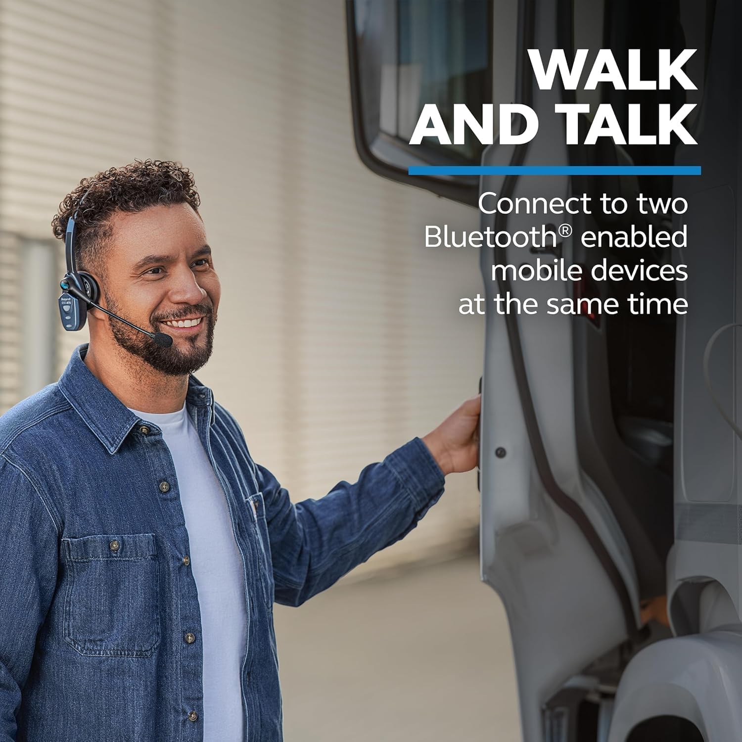 BlueParrott B250-XTS SE Bluetooth Wireless Trucker Headset - MPN: 204426