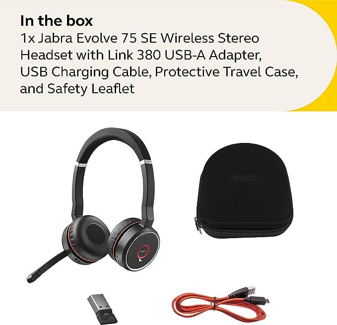 Jabra Evolve 75 SE Stereo USB-A (UC)