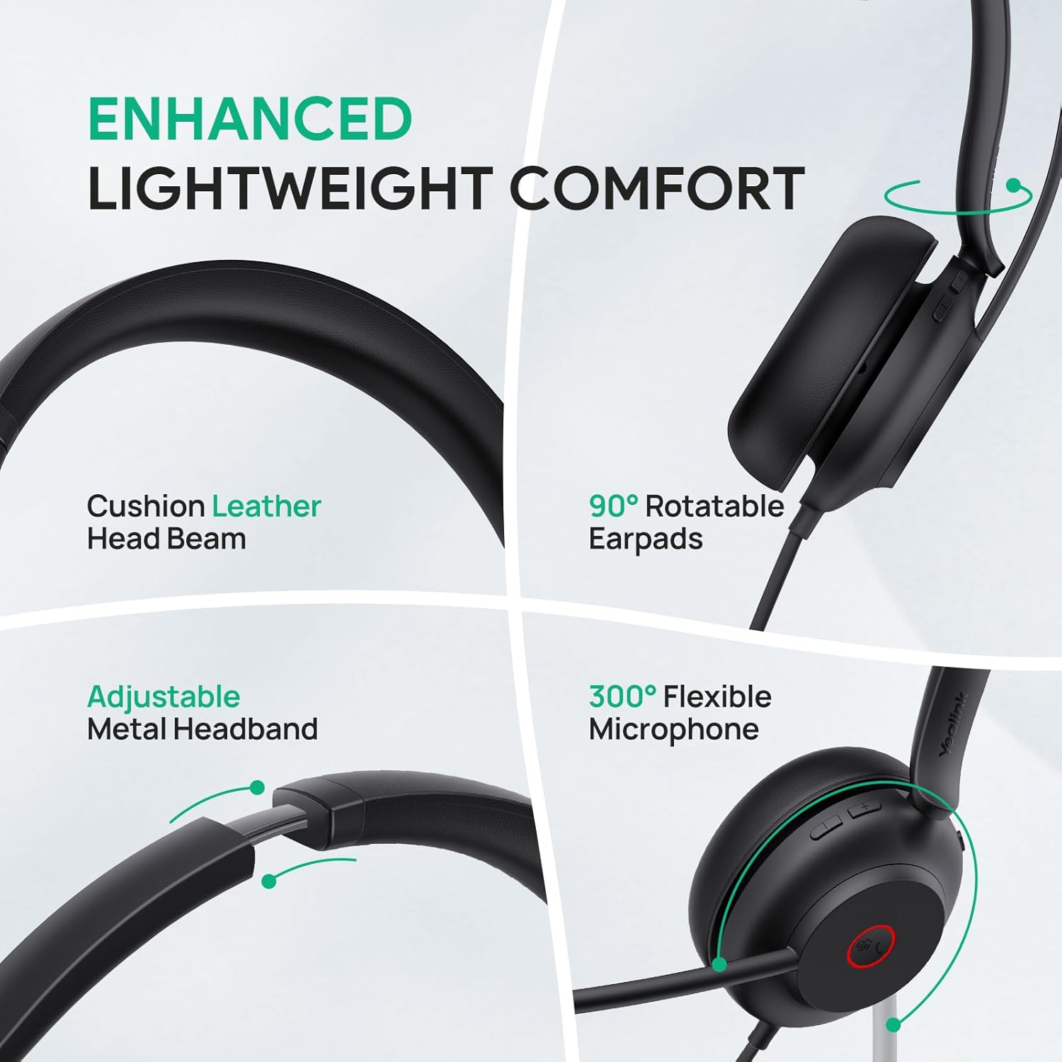 Yealink UH35 Dual USB-A/C UC Headset - MPN: 1308164