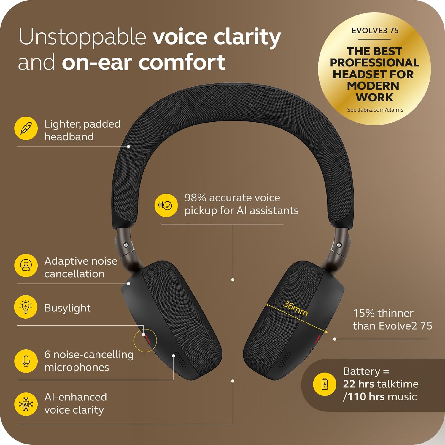 ワイヤレス Jabra Evolve2 65 Flex Wireless Headset, Link 380c, MS Stereo Black