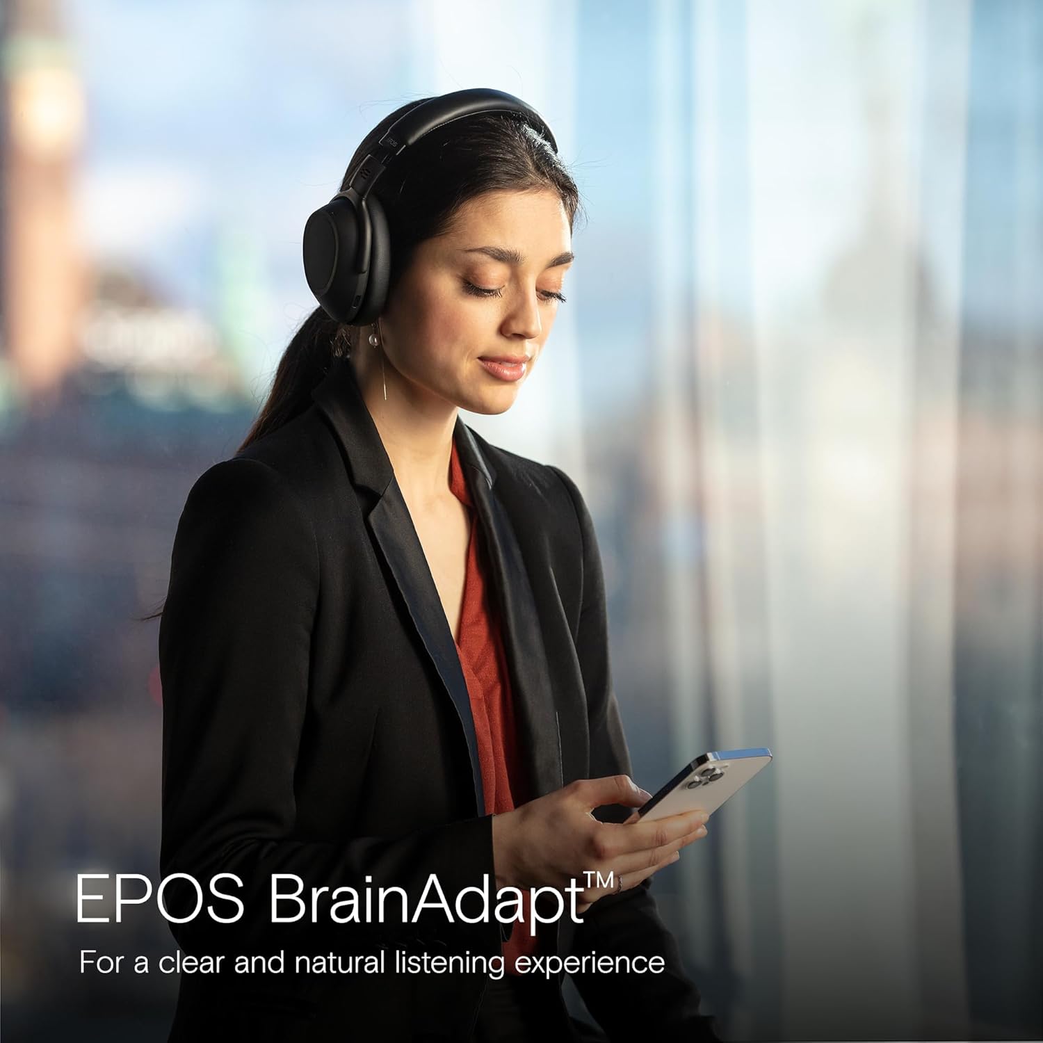 Epos ADAPT 660 Wireless Double Ear ANC Headset 3.5mm with USB-C Dongle - MPN: 1001373