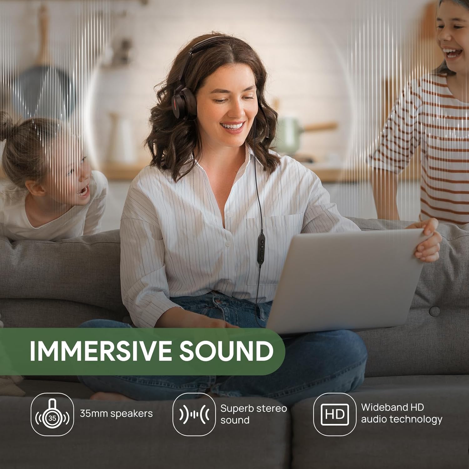 Yealink UH46 Dual UC USB-A/C Headset - MPN: 1308183