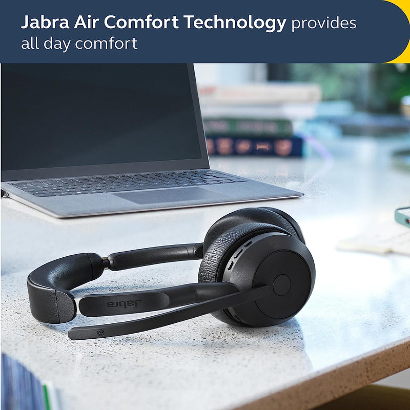 Jabra Evolve2 55 Duo USB-A With Charging Stand (MS)