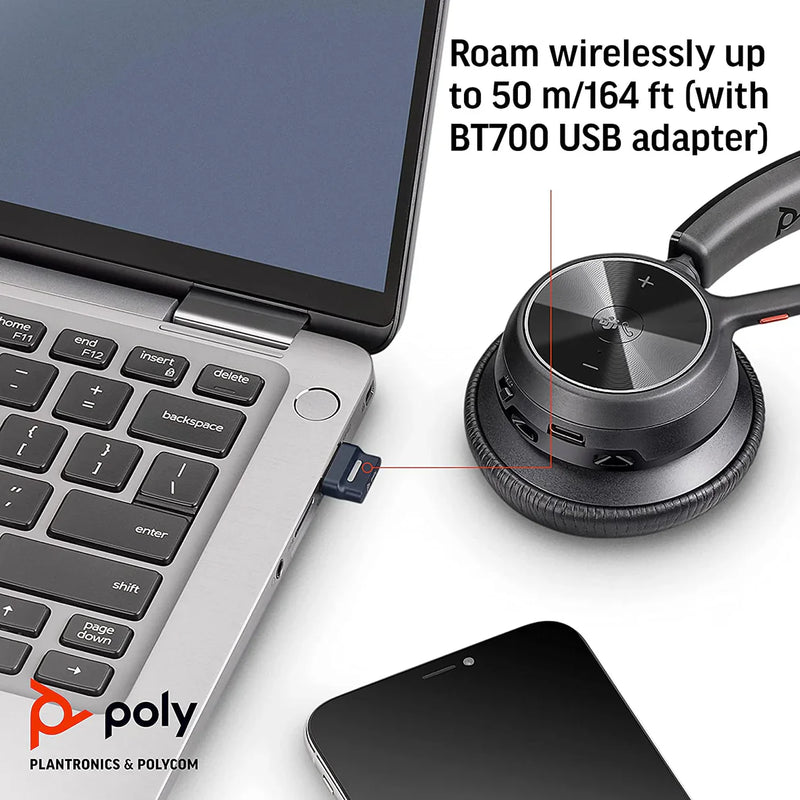 Poly Voyager 4320 Dual Teams USB-A Wireless Headset (Copy)