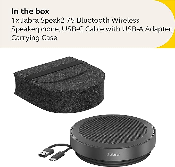 Jabra Speak2 75 Speakerphone with Link 380a (UC)