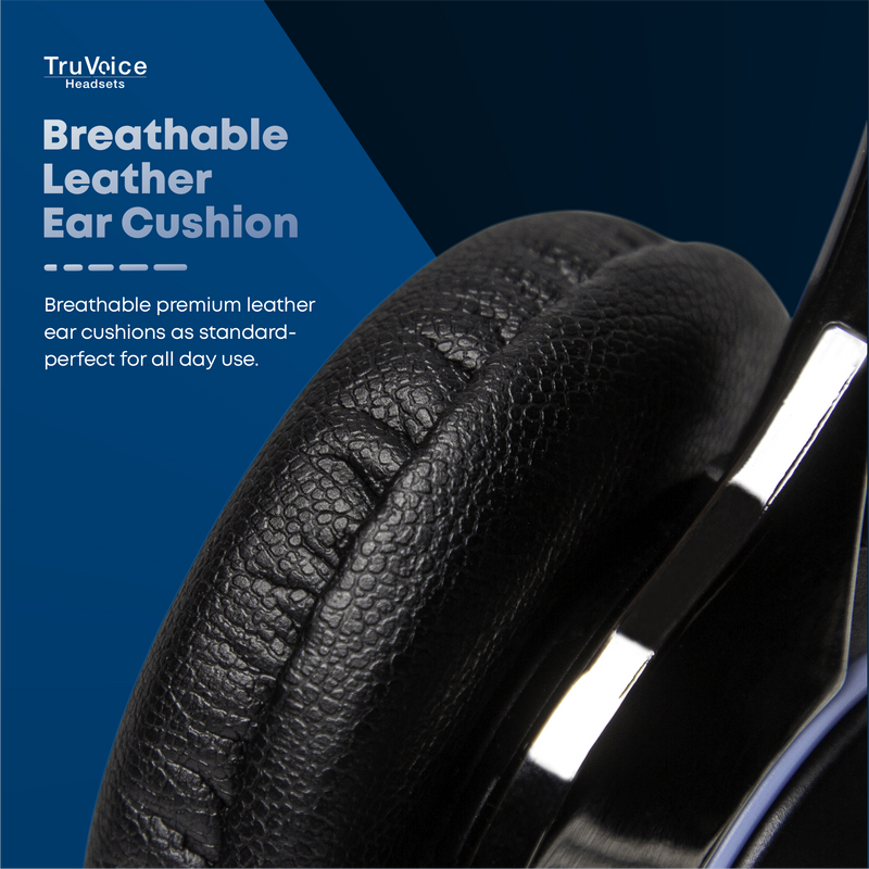 TruVoice HD-500 Single Ear Noise Canceling Headset Including QD Cable for Yealink Phones